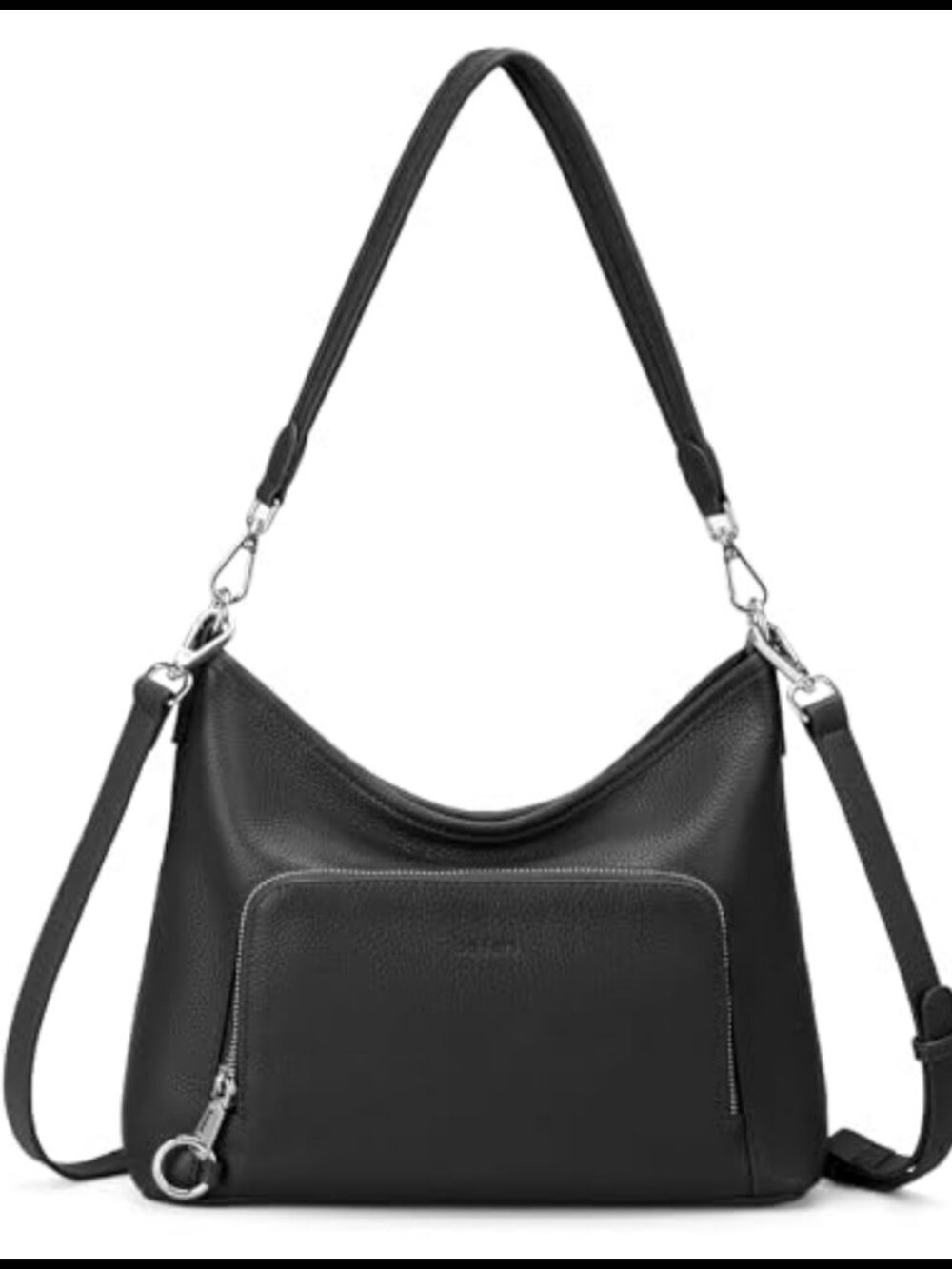 Genuine Leather Hobo Bag Anti Theft RFID Crossbody Purse